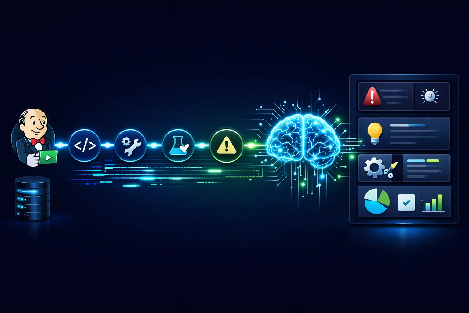 DCPVAS — CI/CD Visualiser with AI Failure Analysis — Pipeline run visualiser
